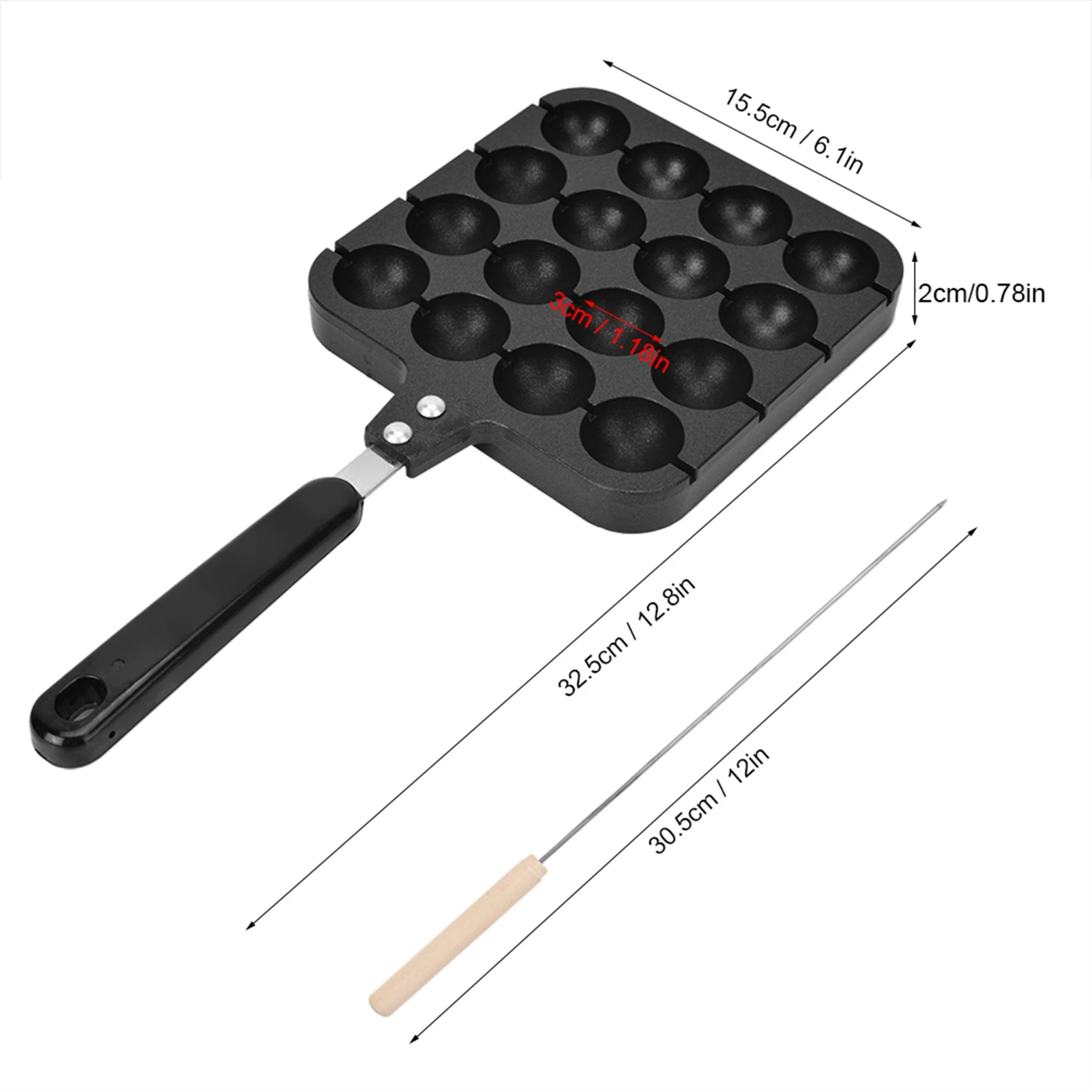 Non Stick Takoyaki Grill Pan P - огляд і ціна Takoyaki Grill Plate