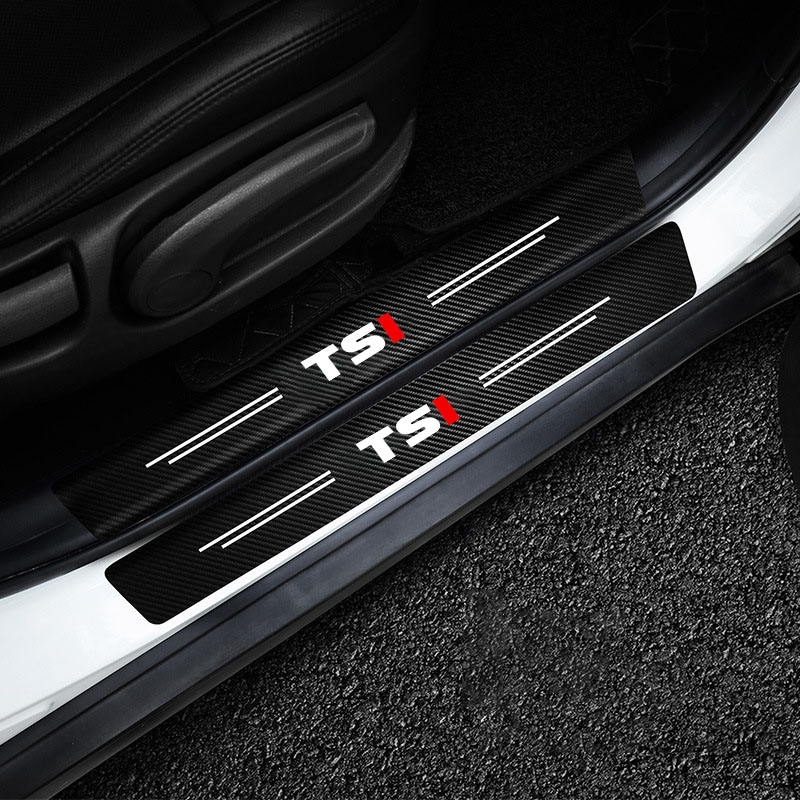Car Door Sill Plate Protector  - огляд і ціна Crepe Pan Carbon