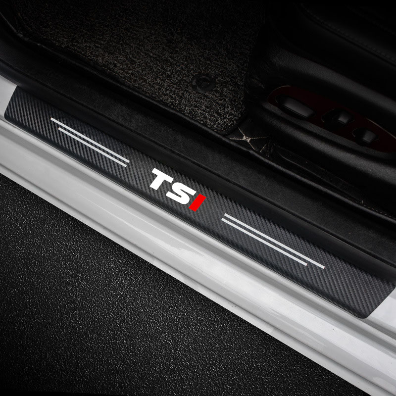 Car Door Sill Plate Protector  - огляд і ціна Crepe Pan Carbon